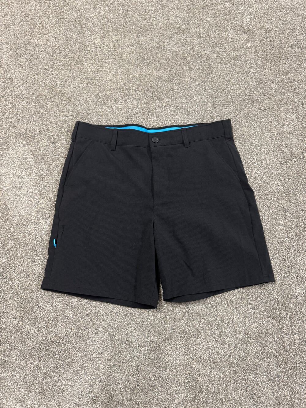 Birdie Bound Men's Black Performance Golf Shorts